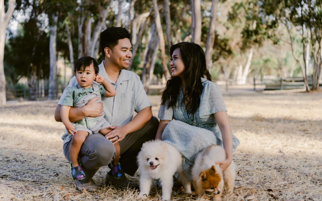 Capturing Precious Moments: Toledo Family Photoshoot with Their Two Adorable Dogs