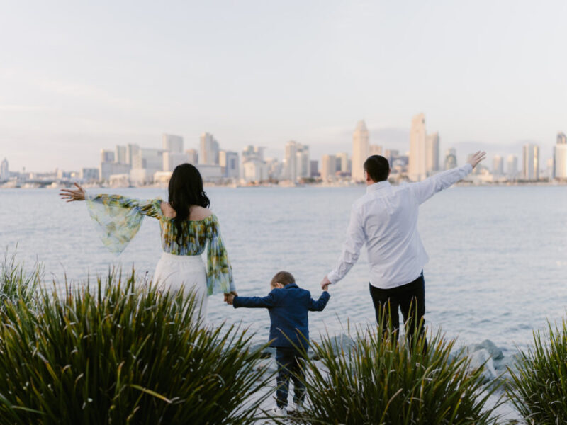 Coronado Bay Sunset Photoshoot in San Diego