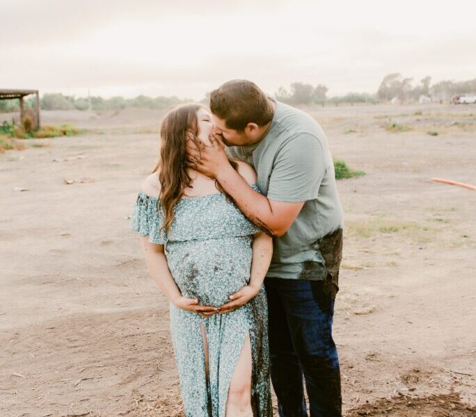 Capturing Precious Moments: A Memorable Muddy Maternity Photoshoot in San Diego