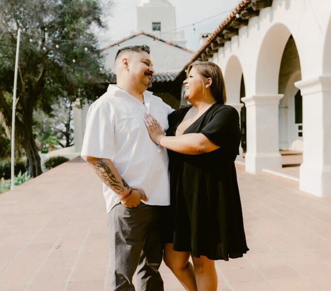 Enchanting Engagement Photoshoot for Brandy & Daniel at San Diego’s Presidio Park