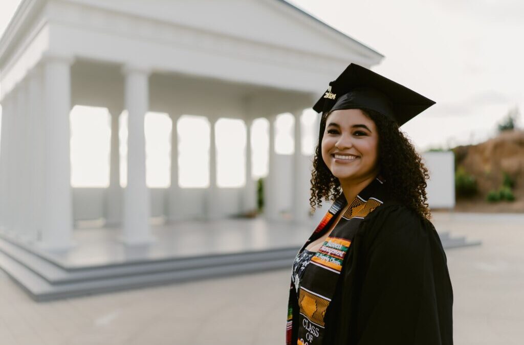 Capturing Milestones: Jameelah’s Graduation Photoshoot at Point Loma Nazarene University 🌅